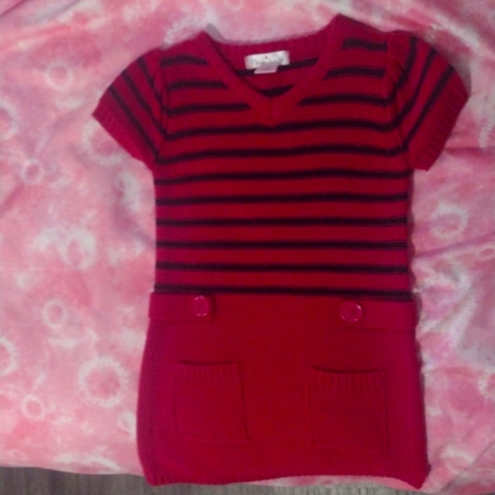 A Wine read Pink Angel Dress